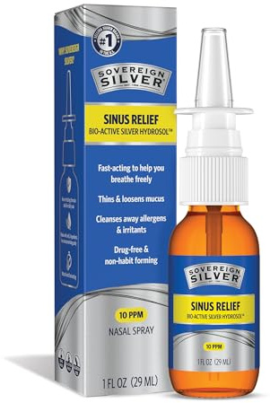 Sovereign Silver Sinus Relief Nasal Spray, 1 fl oz (30 mL)