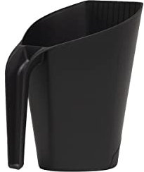 EDA - Pelle à Granulés Jura Montania XL 2,4 litres - pour 1,5 kg de Pellets - Noir, 19,3 x 16,5 x 21,9 cm