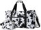 Tuwubi Reisetasche – Damen-Sport- und Wochenendtasche, 45 l, mit kleiner Tasche, Kuhmuster, Reisetasche