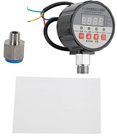 220 V Digitaler Druckschalter, Digitaler Druckschalter-Controller, 0,2 MPa, 0,5% FS Genauigkeit für Wasserpumpen-Luftkompressor