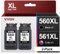 VVQV PG-560XL CL-561XL Druckerpatronen Multipack PG560 CL561 Tintenpatrone für Canon 560 561 560XL 561XL Patronen für Pixma TS5350 TS5351 TS5352 TS5353 TS7450 TS7451 (1 Schwarz 1 Tri-Color)