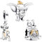RMMY Charm Elephant Lion Bear Charm Anhänger für Armband Halskette Muttertag Geschenk für Frauen 925 Sterling Silber Beads with Zirkonia Schmuck
