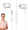 Auriculares con cable con aislamiento de ruido,Auriculares con cable Auriculares internos,Auriculares con cable - Auriculares con micrófono incorporado con conector de 3,5 mm, auriculares ergonómicos