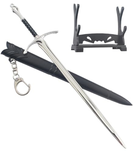 Coupe Papier Le Seigneur des Anneaux Ouvre Lettre Gandalf Glamdring + Fourreau + Presentoir