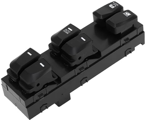 A ABSOPRO Interruptor De Ventana Del Conductor Para Hyundai Ix35 10-15 1Pc | Delantero, Negro, Plástico Y Metal, 16 Pines, Bloqueo/Desbloqueo De Puertas Y Ventanas, Control Automático, 1 Pc