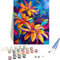 Malen Nach Zahlen Chrysantheme, Blume Malen Nach Zahlen Erwachsene, DIY Paint by Numbers Handgemalt Ölgemälde mit Pinseln und Acrylpigment für Wand Zimmer Deko, Geschenke für Frauen 70x95CM N-Y