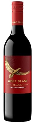 Wolf Blass Red Label Shiraz Cabernet Red Wine, 75cl (Pack of 6)