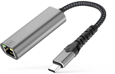 Uqezagpa USB3.0 Ethernet Adapter 2.5Gbps USB To RJ45 Hubs For Laptop Desktops Ethernet Networking Card Adapter USB C Networking