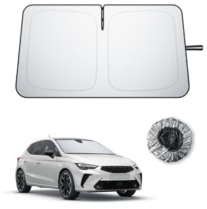 BIBIBO Compatible con Seat Ibiza 6F MK5 2017-2025 2026, protección Solar, protección UV, Parabrisas Delantero, sombrilla de Coche, Tela sin Arrugas, Parasol Interior, Parabrisas Ibiza MK5, Accesorios