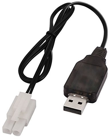 Sourcingmap L6.2-2P USB Power Charging Cable for RC Car 9.6V 200mA Ni-MH Ni-CD Battery