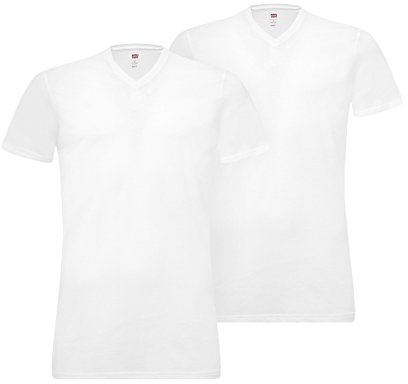 Levi's Herren Unterhemd 200SF V/NECK 2P