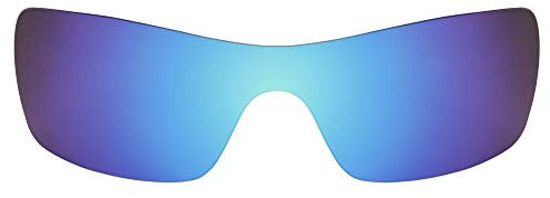 Revant Verres de Rechange Compatibles avec Oakley Batwolf, Polarisés, Elite Bleu Glacier MirrorShield