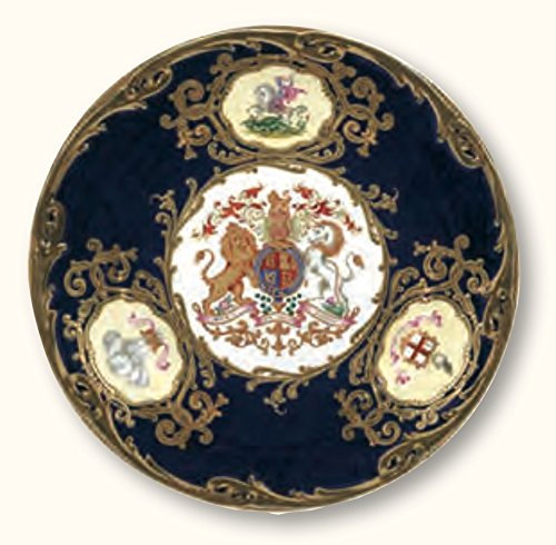 Coal Exchange Painted Tin Enamel Plate - Picnic or Camping Museum Plates