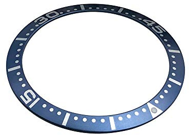 Aluminium-Uhren-Lünetteneinsätze für Longines Hydro Conquest 41 mm Herrenuhr (blau)