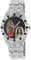 King Star Unisex-Uhr Strass Heiligenbild Bling Bling silberfarbig 2800055 (silberfarbig)