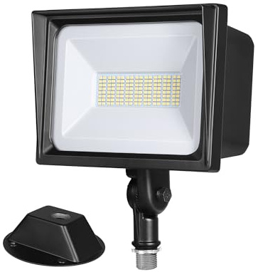 DEWENWILS 65W Outdoor LED Flood Light, IP65 Waterproof 6670LM 5000K, Black