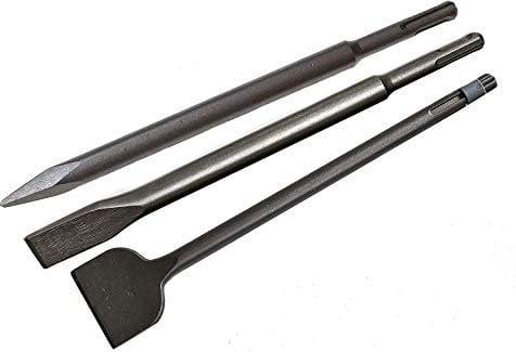 WERHE ® Set di scalpelli SDS Plus 400 mm a 3 pezzi da 20, 50 mm a punta di scalpello