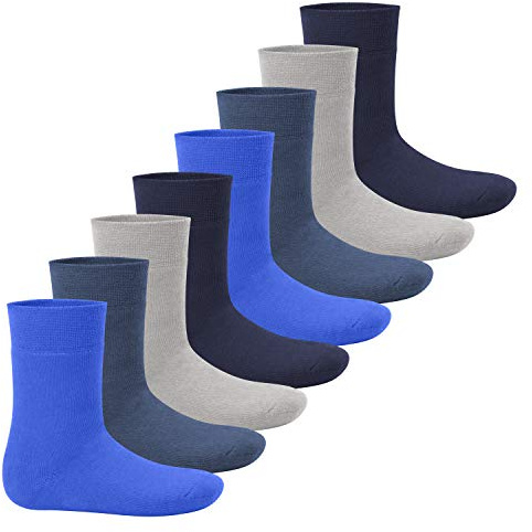Footstar Kinder Wintersocken (8 Paar) Everyday! - Jeanstöne 35-38