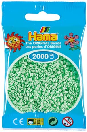 Hama 2.000 Mini-Perlen (kleine Perlen Ø2,5 mm) Mint