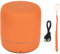 Haut-parleur Bluetooth Portable, Haut-parleur Compact Stéréo Basse sans Fil 280 Hz‑16 KHz Mini Haut-parleur de Voyage pour Haut-parleur Extérieur 500 MAh Couleur Plus Riche(Orange)