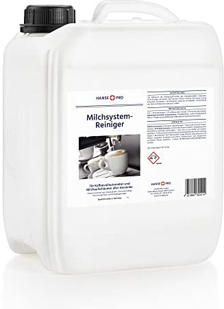 HANSE PRO Milchsystem-Reiniger, 1 x 5 Liter I Milch-Reiniger I Milchschaum-Reiniger I Reiniger für Milchaufschäumer, Kaffeevollautomaten Sahneautomaten