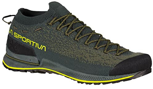 LA SPORTIVA M Tx2 Evo Grau - Leichter funktioneller Vibram Herren Zustiegssschuh, Größe EU 42 - Farbe Beetle - Citrus