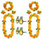 Hawaii Blumenkette 10 Stück Hawaii Kette Blumen Ananas Kostüm Sonnenbrille Set mit Armbänder Stirnbänder and Halsketten Hawaii Deko für Beach Aloha Luau Party Accessoires