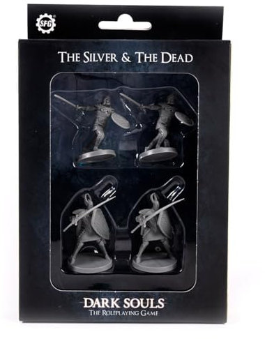 Dark Souls The Role Playing The Silver & The Dead Miniaturen & Statistikkarten DND, RPG, D&D, Dungeons & Dragons, kompatibel mit 5E