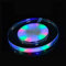KINGCOO Dessous de verre LED pour boissons - En acrylique - Rechargeable - Dessous de bouteille - Mat - Pour cocktail, fête, mariage, fiançailles, Noël (rond/multicolore)
