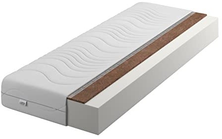 Matratze Silver Plus 160x190 ca 16 cm Komfortschaum H3 H4 Bett Matratzen 2 in 1 kokosfasern Wendematratze Rollmatratze