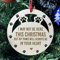 Red Ocean Wooden Dog Cat Pet Memorial Christmas Tree Decoration Bauble Engraved Gift Keepsake