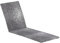 KETTtex EXKLUSIV Auflage Liege Anthrazit Floral I Gartenliege Polster 200x60x4cm I KTH2 Liegenauflage weich & hautfreundlich I robuste Liege-Auflage I pflegeleichtes Liegekissen I Dessin 8519