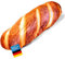 Feluna XXL Baguette-Kissen Brotkissen; Plüsch Kuschel-Kissen Toast-Brot Stoffkissen; Deko & Kuscheln mit Französischen Baguette; Brotform Pillow; Sofakissen & Zierkissen (80 cm)