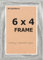 Picture Frame 6 x 4, Light Grey, Freestanding and Wall Mountable, 10 x 15 cm, 6x4 Picture Frames, Grey 6x4 Photo Frames, 4x6 Photo Collage Gallery Display