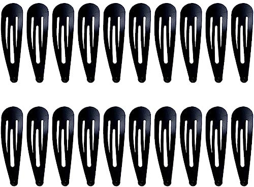 20 PCS mollette capelli donna, accessori per capelli fai da te per bambini, mollette capelli, clip capelli donna(Nero), per Donne Ragazze Bambina