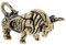 DIYEAH 6 Stk Niuniu-Schlüsselanhänger Ochsenanhänger für die Schmuckherstellung Schreibtisch-Stier-Statue Ornament Schlüsselringe Schlüsselanhänger aus Messing Taschenanhänger klein China
