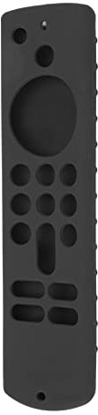 Remote Control Silicone, Controle Fire TV Slip Protective Case with Lanyard 3rd Gen Red Stick Chandeliers Cover for Fire TV Stick Anti (Black Set)