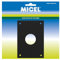 MICEL - 92664 - Placa Bocallave Redonda para Cerradura, Cubierta Protectora para Puertas, acabado Negro, Espesor de 1 mm, 70 x 100 mm