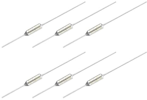 QUARKZMAN 6 Piezas Fusible Térmico de Temperatura de Metal RY150 150°C 302°F 10A 250V Fusible Térmico de Corte para Electrodomésticos Industriales Eléctricos