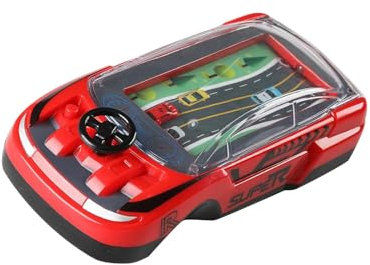 perfk Simulation Fahren Lenkrad Spielzeug Rennauto Spiel Mini Spiele Controller Spielkonsole für Jungen Mädchen Kinder Erwachsene