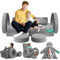 Frolic & Fun 16-Teiliges Modulares Kindersofa – Weiches Spielsofa aus Schaumstoff, Vielseitige Kindercouch mit Schlaffunktion, Kuschelecke zum Spielen, Entspannen und Schlafen im Kinderzimmer
