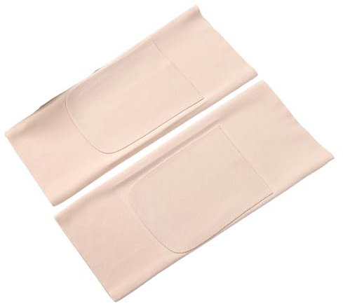 Knieschoner aus deutschem Samt, für kaltes Wetter, mit Vordertasche, rutschfest, warme Leggings, hohe Elastizität, für Outdoor-Sportarten, hautfarben, S