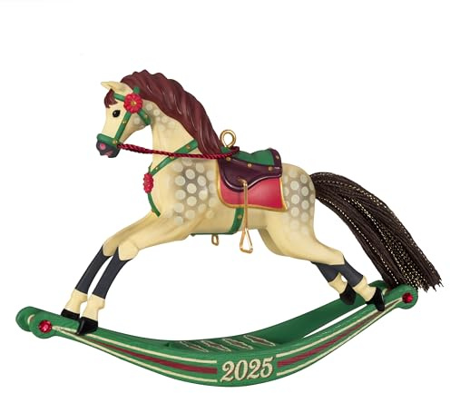 Hallmark Keepsake Christmas Ornament 2025, Rocking Horse Memories 2025, Gifts for Christmas Lovers