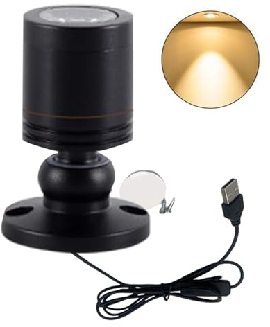 Uplights Indoor Dimmable USB Powered Mini Plant Jewelry Spot Focus