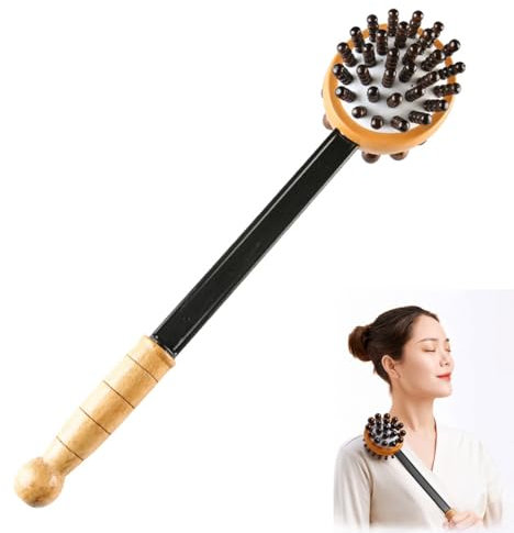 Marteau de Massage,Masseur pour Le Dos et le Corps avec Marteau à Bille,Outil de Massage à Double Usage pour Les Epaules,Le Cou et Les Jambes, pour La Maison et Le Bureau