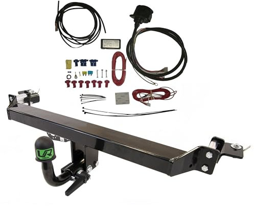 UmbraRimorchi Horizontale abnehmbare Anhängerkupplung + 13-polige UniversalElektrosatz, kompatibel mit Opel/Vauxhall Corsa C 2000-08/2006