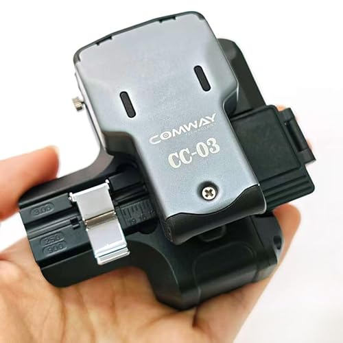 COMWAY CC-03 Couperet à fibre optique entièrement automatique, coupe-fibre optique en une étape, outil de coupe de câble