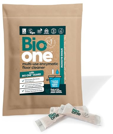 Enzyme Floor Cleaner | Makes 100L | For Wood, Tile, Vinyl & Laminate | Deep Cleans Floors | Neutralises Odours | Highly Concentrated | British Made