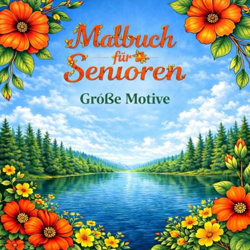 malbuch für senioren große motive / ausmalbuch große motive