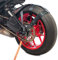 RACEFOXX Hinterrad Abspanngurt, Zurrgurt, Spanngurt, Transportsicherung Gurt für Hinterrad. Hinterreifen, Motorrad, Schwarz